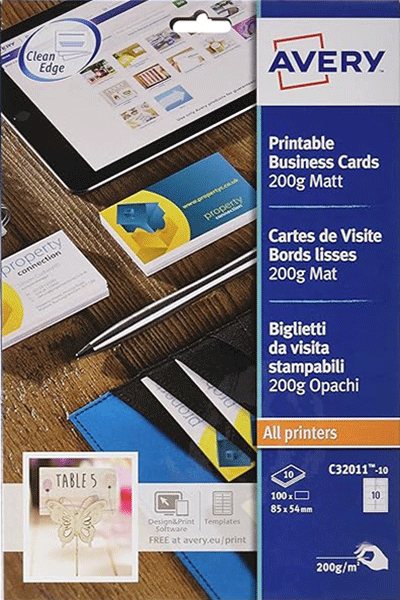 Avery C32011 label sheet